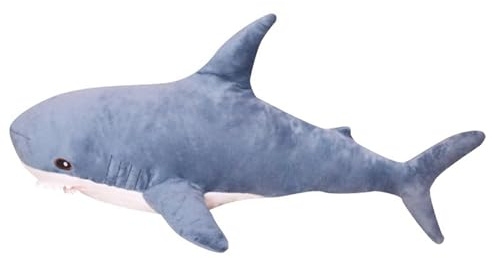TOPLITHE Riesiger Hai Kuscheltier, Hai Stofftier Plüschtier Großes Weiches Hai Kissen Spielzeug for Kinder Jungen Mädchen Geschenke(80CM/31IN)