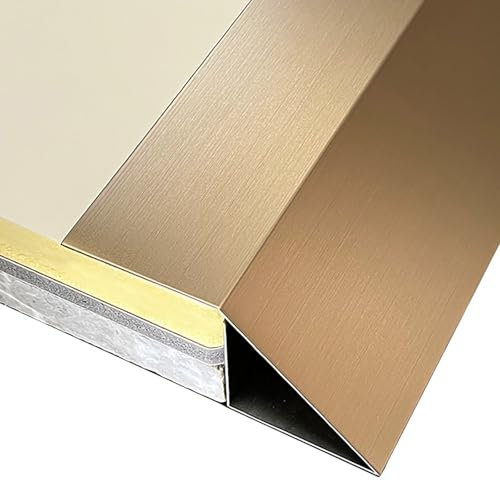 Raouoae 100cm*2 Übergangsprofil Überstreifen Für Türschwellen Bodenübergangsstreifen Höhenausgleich 1cm/2cm/3cm/4cm/5cm Abdeckleisten Übergangsschiene(Bronze gebürstet,Breite: 20 mm)