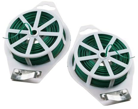 VICASKY Bridas De Alambre para Jardinería Flexibles y Duraderas para Fijar Árboles y Plantas El Jardín Metros De Longitud Jardinería Cuidado De Plantas