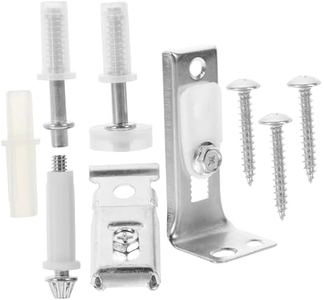 Porte Pliante Double, Quincaillerie de Remplacement, 1 Set | Alliage D’aluminium, Finition Argentée, Usage Maison et Bureau, Mouvement Fluide et Solide