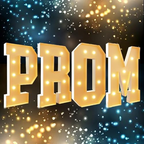 Large Warm White Marquee Letter Light Up, DIY Mosaic Letters Led Sign, 70/100/120cm Tall Cardboard for High School Graduation Party Decoration(4ft)