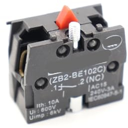 1 interruptor pulsador de metal con reinicio automático NC Controls Switches
