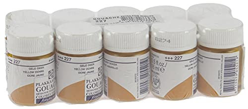Talens Plakatfarbe Extra Fein Flakon 16 ml, gelb ocker 10 Stück