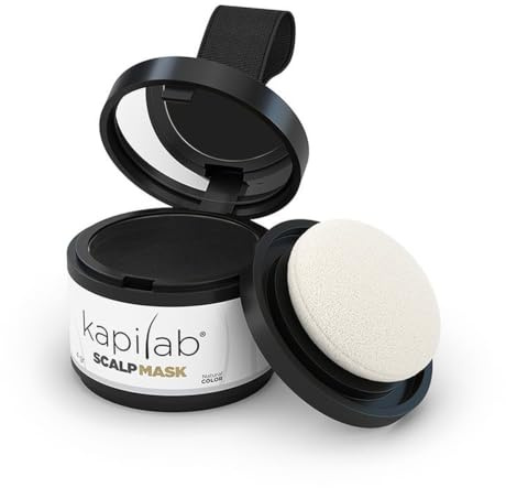 Kapilab Scalp Mask Ansatzpuder 4 g - Hell Braun - Kaschiert dünnes Haar bei der ersten Anwendung - Haar Concealer für Männer und Frauen - wasserfestes Haar Make-up