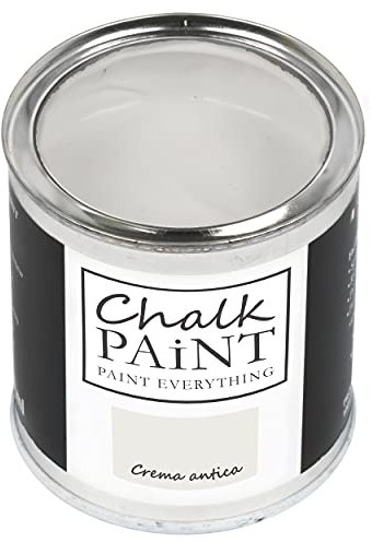 Chalk Paint Everything® Crema Antica (Antik-Creme) - (750 ml) Wasserbasierte Kreidefarbe für Shabby-Chic-Möbel, Dekoration und Recycling-Projekte – Ungiftig, leicht anzuwenden