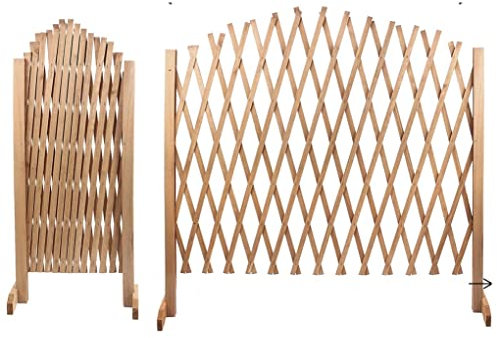MyGarden Arched Freestanding Wooden Trellis Extendable Garden Lattice Screen Fence Balcony Climbing Aid 1409