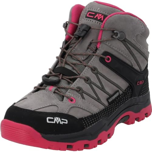 CMP Unisex Kinder Kids Rigel Mid Trekking Shoes Wp Traillaufschuh, Fuxia Mandel, 33 EU