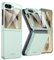 Vizvera Funda para Samsung Galaxy Z Flip 6, con protector de pantalla [agarre cómodo] Funda ultrafina de policarbonato mate para smartphone a prueba de golpes para Galaxy Z Flip 6 (verde menta)