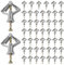 100 Stück Hohlraumdübel Butterfly - Rigips Schrauben mit Senkkopfschrauben,Schmetterlingsform Gipskartondübel Set, Flugzeugform Rigips Dübel, für Gipskarton, Gipsfaserplatten, Befestigung in Beton