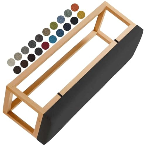 Coussin pour Banc de Jardin Antidérapant Coussin de Siège en Mousse Épaisse avec Housse Amovible Assise Coussin pour Banc de Mobilier Terrasse Balancelle Canapé Extérieur Coussin Banquette(R4,170x35x5