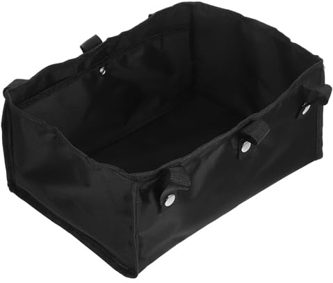 Untersitztasche für Rollatoren mit Großem Fassungsvermögen, Schwarz | Oxford Gewebe, Hängendes Design, Leicht Anbringbar und Abnehmbar, für Einkauf und Reisen