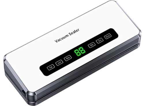 Selladora al vacío de alimentos, Sellador Al Vacío De Alimentos, Cortador Incorporado, Bolsa En Rollo, Sello Embalaje Húmedo Seco, Almacenamiento Cocina