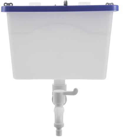 WOONEKY Cubo De Champú De Pared Tanque De Agua De Plástico Tanque De Agua De Pared De Plástico Para Baño Contenedor De Almacenamiento De
