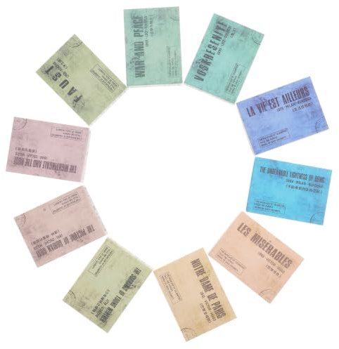 TOYANDONA 5 Sätze Vintage Dekorpapier Hintergrundpapier Papier für Scrapbook Dekoration und Verpackung Hochauflösend Gedruckt Lichtbeständig