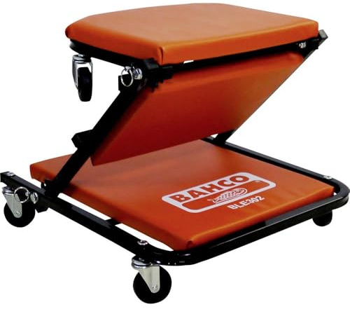 Bahco Arbeitssitz und Rollliege in einem BLE302, Orange / Schwarz