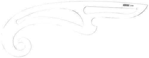MINERVA n°2143, Schneiderlineal, Kurven lineal, 43 cm