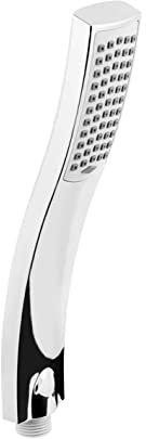 Cornat Handbrause Amato - 84 x 41 mm Kopf-Größe - verchromt - 1 Strahlart - Anti-Kalk & Wasserspareinsatz / Brausekopf für Dusche & Badewanne / ECO-Duschbrause / TECB3402