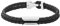 Diesel Armband Für Männer Stackables, L 18.5Cm Schwarzes Lederarmband, DX1247040