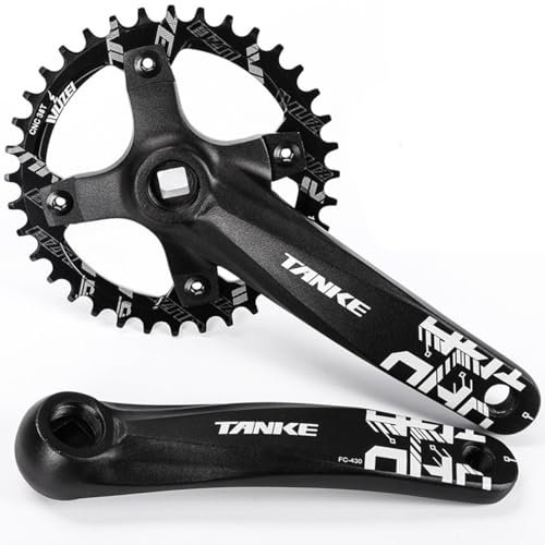Kurbelgarnitur, 170 mm Vierkant-Kurbelgarnitur, 104 BCD, Mountainbike, schmales, breites Zahnkettenblatt, 30 Zähne, 32 Zähne, 34 Zähne, 36 Zähne, 40 Zähne, 42 Zähne, 44 Zähne, 46 Zähne, 48 Zähne