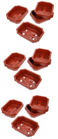 POPETPOP 30 Piezas Maceta Rectangular Maceta De Plantas De Semillero Macetas De Arranque Maceta De Vivero Macetas De Jardineria De Cultivo De Bonsais Plantas Suculentas Páginas
