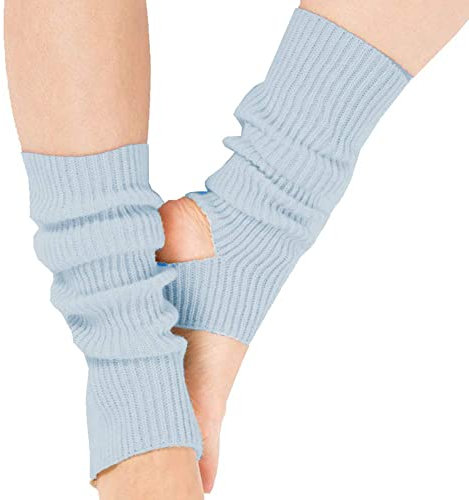 VUCDXOP Tukistore Damen Mädchen Ballettstulpen mit Fersenloch Tanzen Stulpen Ballettstulpen Beinwärmer Ballett Stulpen Legwarmer Armstulpen,Einheitsgröße