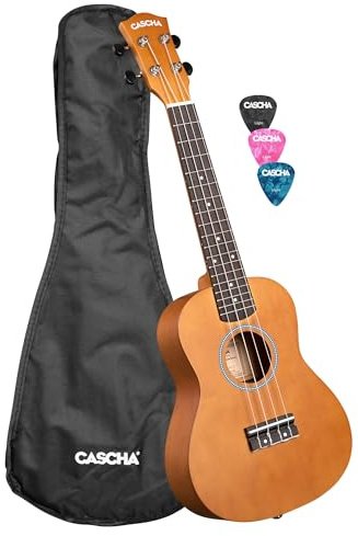 Concert Ukulele Linden Brown (incl. Bag, 3 Picks)