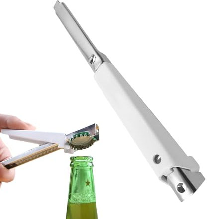 Deckelöffner für Schraubgläser,Gläser Glas Deckel Klein Edelstahl Opener Aid Flaschenöffner Dosenöffner Kitchen Dosen Flaschen Kleine Manuell öffner Senioren Dose Chef Profi Glasöffner für Küche Jar