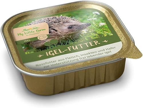 Mhldorfer My Little Farm Igelfutter, naturkonformes Igelfutter mit ber 90% Fleischanteil, wertvollem Insektenprotein und Haferflocken, Premium-Qualitt (Packung mit 6, 1,8 kg)