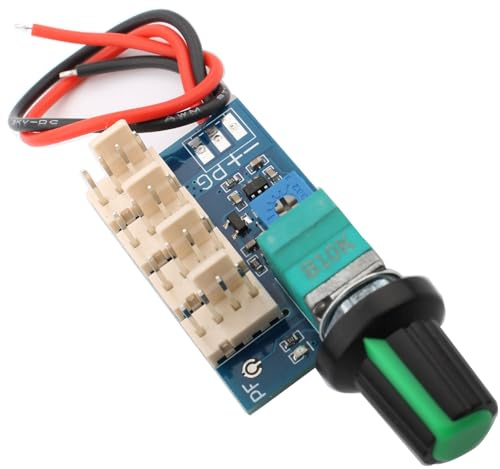 RUNCCI-YUN 1Pack PWM Fan Speed Controller,2 Pin,DC 0-12V 4 Draht 4P PC CPU 4 Kanäle Lüfter Fan Speed Controller regler schalter für PC Gehäuse