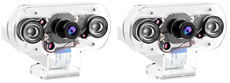 Janasiba 2X für 4B Kamera mit Halter und Kabel IR Kamera 5MP OV5647 Webcam Automatisch Zwischen Tag Umschalten