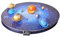 JUMPLAWN 1Set Solar System Planet Model Educational for Creative Paper Jigsaw Puzzles Fun and Safe Hands Activity Develops Color Recognition and Parent Interaction