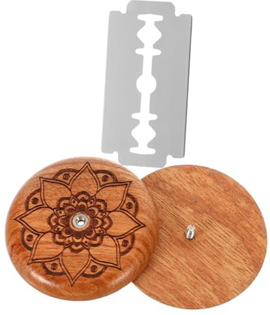 Cabilock Coltello Acciaio Inossidabile Set Legno e Incidere per Pane