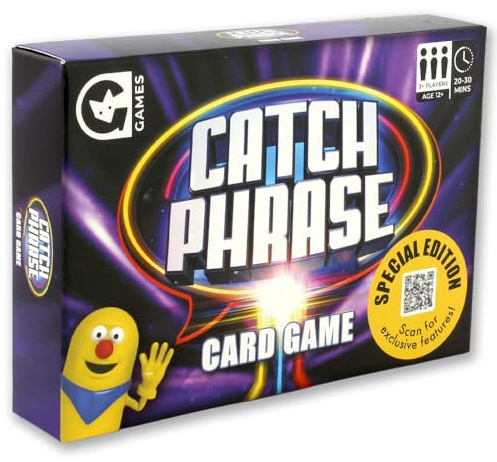 Ginger Fox Catchphrase Card Game | Special Edition | For Adults and Kids Aged 12 and Over | Travel Sized Card Games for Family Game Nights, Parties and More