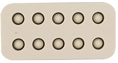 Respicefinem Wax Queen Tazze per Innesto Stampo in Silicone per Apicoltura Tazze per Cellule Queen Strumento per la Produzione di 4 File Design Durevole Morbido Materiale Stabile (Doppia fila)