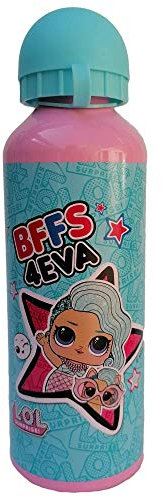 CARTOON GROUP Borraccia in Alluminio LOL Splash Queen con BECCUCCIO E Coperchio 500 ML - 203797LOL