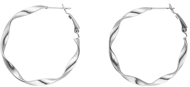 Purelei Ke Kai Ohrringe – Damenohrringe aus langlebigem Edelstahl – Wasserfeste Ohrringe Damen – 4,2 cm Durchmesser – Modeschmuck für deinen individuellen Look