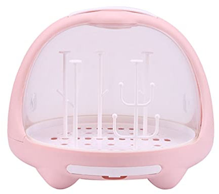 Cabilock Babyflaschen Abtropfgestell Flaschen Trockenständer mit Abtropffläche Flaschenhalter Abtropfhalter Flaschenständer Lagerung Box für Trocknen von Flaschen Tassen