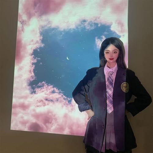 Cloud Beach Scenery Projector Lamp Lovely LED Atmosphere Light for Wedding Birthday Theme Party Decor Mini Projector Lamp-Style 15
