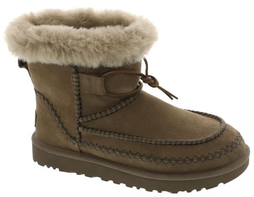 UGG - w Classic Mini Alpine Hickory - 1158251HCK - Farbe: Olivgrün - Größe: 38 EU