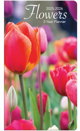 TURNER PHOTOGRAPHIC Flowers 2025 Photo 2-Year Pocket Planner - Pf (25998961004)
