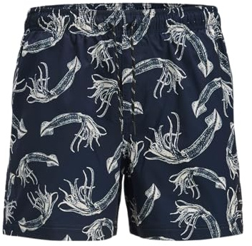 JACK & JONES Uomo Jpstmaui Jjswim Mature AOP AKM SN, New Navy., M