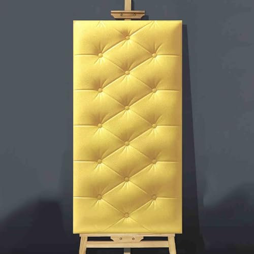 Cladded Decor - Panneaux muraux anti-collision - Papier peint de sécurité pour chambre d'enfant, tête de lit - Mousse autocollante 3D - Option revêtement mural