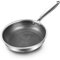 MDHAND Pfanne 28cm, Edelstahl Antihaft Bratpfanne, Wabenstruktur Pfanne Induktion 28cm Beschichtete pfanne zum Kochen Braten