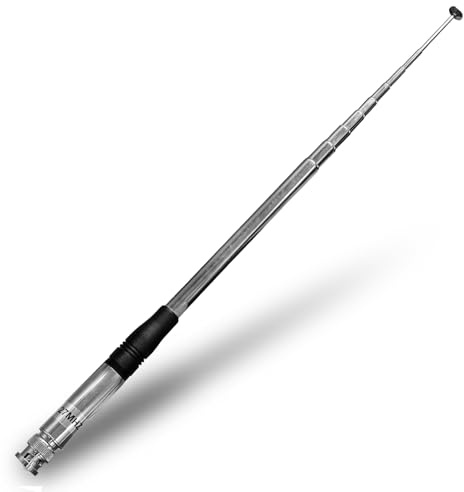 Radtel RTA-27B Teleskop-Antenne, 27 MHz, CB-Antenne, BNC-Stecker für radtel RT-860 RT-880 RT-880G UV-98 Plus, HH50WXST HH50 MRHH350FLT C75WXST RT-920 RT-950 Handfunkgerät