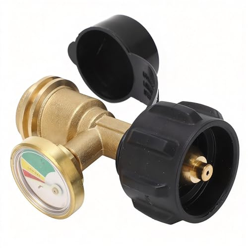 Indicateur de niveau de gaz pour réservoir de, détecteur de fuite, manomètre, adaptateur universel pour camping-car, barbecue, four