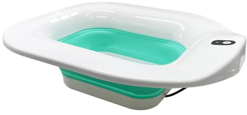 Sitz Bath for Hemorrhoids, Sitz Bath for Toilet, Electric Automatic Tub Relief Postpartum Care, Anti Overflow Foldable Tub, Non-Slip for Hemorrhoids, Postpartum, Elderly
