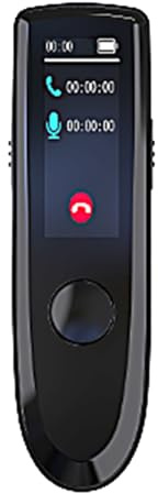 Gugxiom Diktiergerät, Tragbares Aufnahmegerät mit Bluetooth-Anrufaufzeichnung und Rückenclip, Digitales Sprachaufzeichnungsgerät für Besprechungen, Vorträge und den Täglichen Gebrauch (64G)