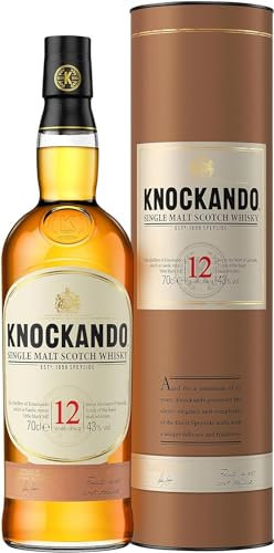 Knockando 12 Jahre, Single Malt Scotch Whisky, handverlesen aus der Speyside, 43% vol, 700ml Einzelflasche