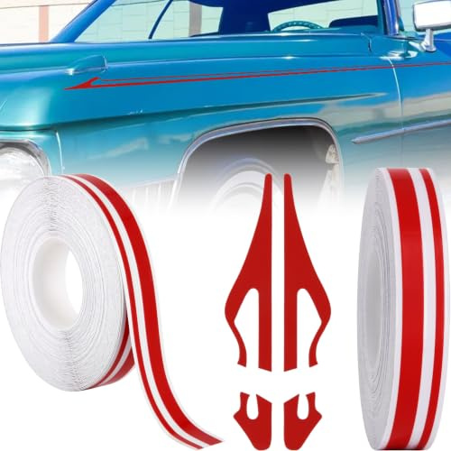 Auto Zierstreifen rot universell 10m x 1,2cm TOP