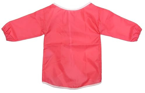 Childrens Kids Toddler Waterproof Play Apron - Age 2-4 Years - Painting, Baking, Cooking, Smock - Pink